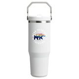 Stanley IceFlow™ 2.0 Flip Straw Tumbler 30oz — Frost (FRST) — decorated front view — 23