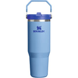 Stanley IceFlow™ 2.0 Flip Straw Tumbler 30oz — Sky Blue — blank back view — 6