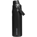Stanley IceFlow™ Bottle with Fast Flow Lid 24 oz — Black (BK) — blank back view — 10