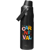Stanley IceFlow™ Bottle with Fast Flow Lid 24 oz — Black (BK) — decorated front view — 6
