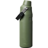 Stanley IceFlow™ Bottle with Fast Flow Lid 24 oz — Dried Pine — blank front view — 12