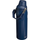Stanley IceFlow™ Bottle with Fast Flow Lid 24 oz — Navy (NY) — blank product view — 4