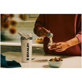 Stanley Activate Shaker Bottle 20 oz — Chalk — blank back view — 6