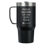 Stanley Everyday Suburban Mug 24 oz — Black (BK) — decorated front view — 7