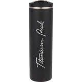 Stanley Transit Flip Top Mug 20oz — Black (BK) — decorated front view — 7
