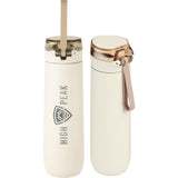 Stanley Flowstate™ Spring Bottle 20oz — Cream (CRM) — decorated front view — 17