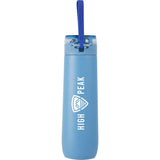 Stanley Flowstate™ Spring Bottle 20oz — Sky Blue — decorated front view — 12