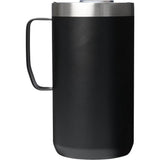 Stanley Everyday Camp Mug 24oz — Black (BK) — blank front view — 14