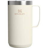 Stanley Everyday Camp Mug 24oz — Matte Cream (CRM) — blank product view — 5