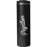 Stanley Transit Flip Top Mug 16oz — Black (BK) — decorated front view — 7