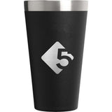 Stanley Adventure Stacking Pint 16oz — Black (BK) — decorated front view — 7