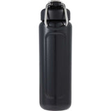 Stanley 24 oz The Wellspring Bottle — Hammertone Black — blank back view — 3