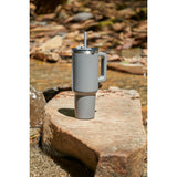 Pinnacle 40oz Vacuum Insulated Travel Tumbler — Gray (GY) — blank product view — 47