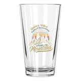 Libbey 16 oz Pint Glass — Clear (CL) — decorated front view — 2