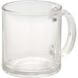 Libbey 13 oz Glass Coffee Mug — Clear (CL) — blank right angle — 6