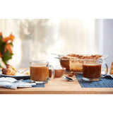 Libbey 13 oz Glass Coffee Mug — Clear (CL) — blank front view — 3