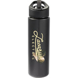 Arctic Zone® 28 oz Metalike Bottle with Tritan™ Renew — Black (BK) — decorated front view — 11