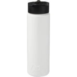 Arctic Zone® 28 oz Metalike Bottle with Tritan™ Renew — White (WH) — blank back view — 6