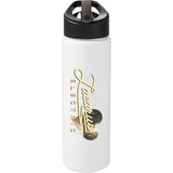 Arctic Zone® 28 oz Metalike Bottle with Tritan™ Renew — White (WH) — decorated front view — 2