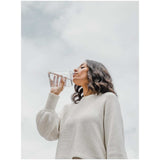 A6 Tritan™ memobottle™ 12 oz — Clear (CL) — blank front view — 5