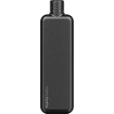 Slim Stainless Steel memobottle™ 20 oz — Black (BK) — blank front view — 6