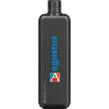 Slim Stainless Steel memobottle™ 20 oz — Black (BK) — decorated front view — 2