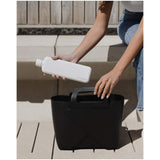 Slim Stainless Steel memobottle™ 20 oz — White (WH) — blank front view — 8