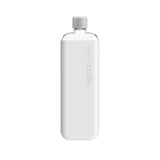 Slim Tritan™ memobottle™ 15 oz with Silicone Sleeve — Gray (GY) — blank front view — 3