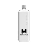 Slim Tritan™ memobottle™ 15 oz with Silicone Sleeve — Gray (GY) — decorated front view — 2
