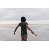 Ocean Bottle Original 17 oz — Sand — blank front view — 41