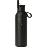 Ocean Bottle GO 17 oz — Black (BK) — blank back view — 15