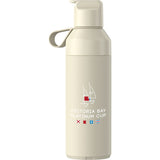 Ocean Bottle GO 17 oz — Sand — decorated front view — 2