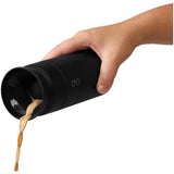 Ocean Bottle Brew Coffee Flask 12 oz — Black (BK) — blank right angle — 30