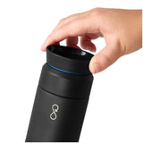 Ocean Bottle Brew Coffee Flask 12 oz — Black (BK) — blank right angle — 31