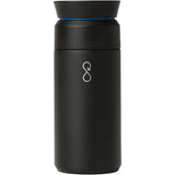 Ocean Bottle Brew Coffee Flask 12 oz — Black (BK) — blank back view — 29