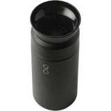 Ocean Bottle Brew Coffee Flask 12 oz — Black (BK) — blank product view — 27