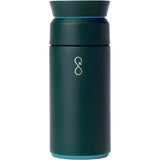 Ocean Bottle Brew Coffee Flask 12 oz — Green (GR) — blank back view — 16