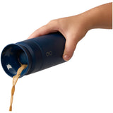 Ocean Bottle Brew Coffee Flask 12 oz — OceanBL(OBL) — blank front view — 21