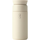 Ocean Bottle Brew Coffee Flask 12 oz — Sand — blank back view