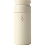 Ocean Bottle Brew Coffee Flask 12 oz — Sand — blank back view — 8