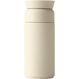 Ocean Bottle Brew Coffee Flask 12 oz — Sand — blank front view — 3