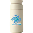 Ocean Bottle Brew Coffee Flask 12 oz — Sand — decorated front view