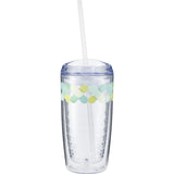 Vortex Tumbler 16oz — Clear (CL) — decorated back view — 5