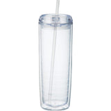 Mega Vortex Tumbler 24oz — Clear (CL) — blank front view — 6