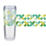Mega Vortex Tumbler 24oz — Clear (CL) — decorated front view — 3