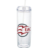 Mega Vortex Tumbler 24oz — Clear (CL) — decorated front view — 2