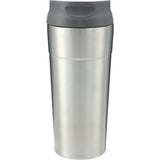 Frenchie Tumbler 17oz — Silver (SL) — blank front view — 3