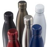 Copper Vacuum Insulated Bottle 17oz — Black (BK) — blank product view — 22