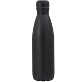 Copper Vacuum Insulated Bottle 17oz — Black (BK) — blank front view — 20