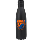 Copper Vacuum Insulated Bottle 17oz — Black (BK) — decorated front view — 19